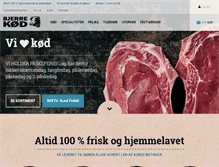 Tablet Screenshot of bjerre-koed.dk